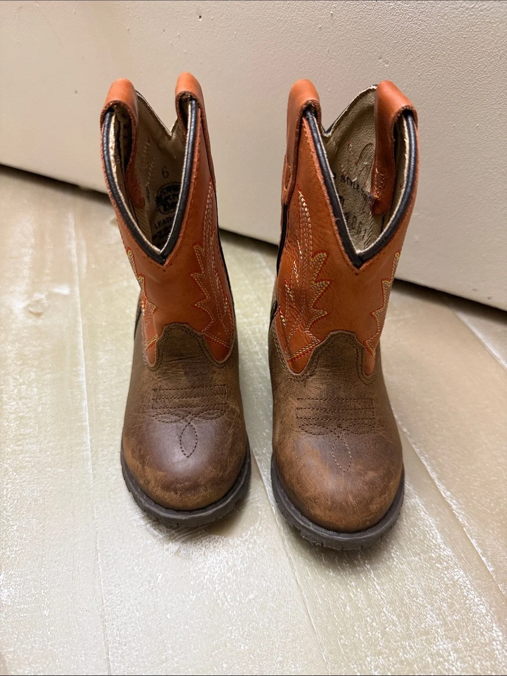 Smoky Mountain Boots Kids Size 6 Brown Cowboy Boots